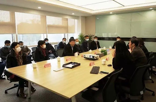 上海市副市长陈群一行莅临币游国际集团视察调研